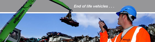 We are Authorised to treat end of life vehicles